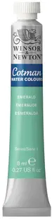 Vopsea pentru acuarelă Winsor & Newton Cotman - Verde smarald, 8 ml