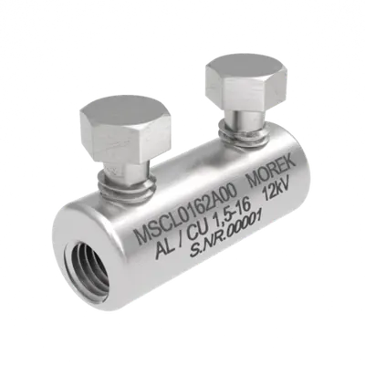 Mufa medie tensiune MSCL16 Al/Cu 1,5-16mm² 12kV 2x Surub aluminiu SB cable connector