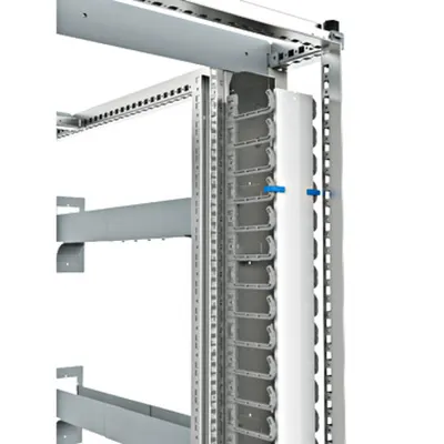 IS-1 cable manager vertical 41U RAL9005 black