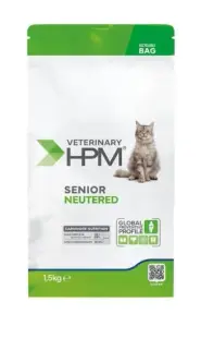 Hrana uscata pentru pisici Virbac HPM Senior Neutered 1,5 kg