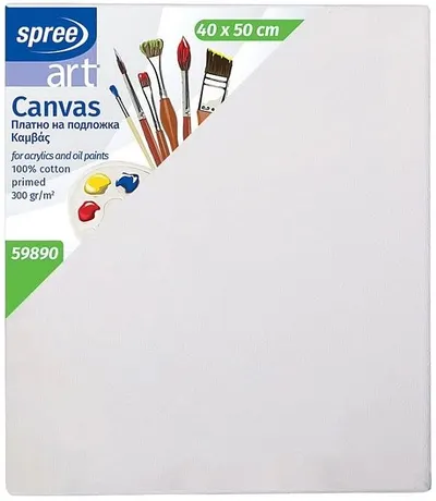 Pânză de pictură pe cadru Spree Art - 40 х 50 cm, 100% bumbac