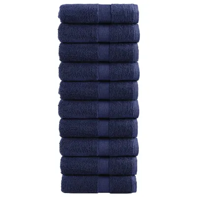 Gossi prosoape maini premium solund 10 buc bleumarin 30x30cm 600gsm