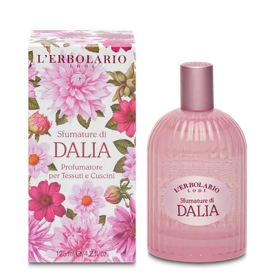 L'Erbolario Difuzor parfumant pentru tesaturi si perne Shades of Dahlia, 125ml