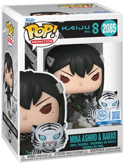 Figurina Mina Ashiro & Bakko - Kaiju No. 8 - Pop! Animation - Funko