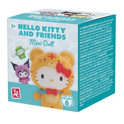 Figurina Yume Hello Kitty and Friends Mini-Doll - Forest Friends Series 5 cm