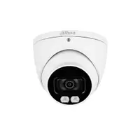 Camera supraveghere Dome Dahua Full Color HAC-HDW1509T-A-LED-0280B-S2, 5 MP, lumina alba 40 m, 2.8 mm, microfon