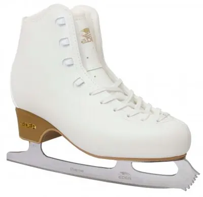 Patine de gheață EDEA TEMPO Ivory, set de lame BALANCE, lățime: C