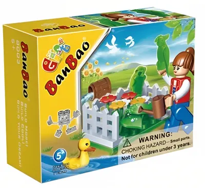 Constructor BanBao - Grădină, 20 de piese