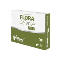 Supliment gastrointestinal, VetFood, Flora Defense Mini, 30 capsule