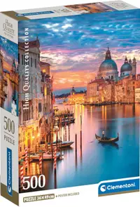 Puzzle Clementoni din 500 piese - Luminile Veneției