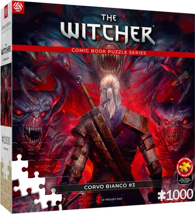 Puzzle Good Loot din1000 piese - The Witcher: Corvo Bianco