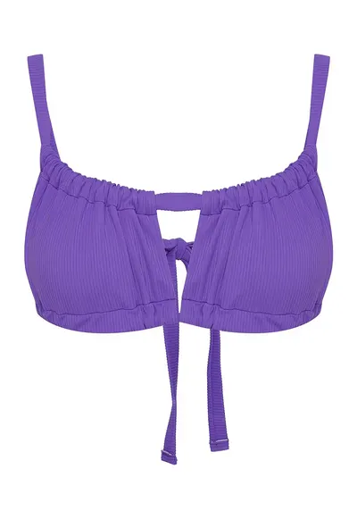 Sutien de plaja bandeau Reef Violet - Violet