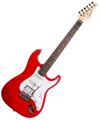 Chitară electrică Arrow - ST 211, Diamond Red Rosewood/White