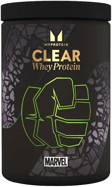 Clear Whey Protein Marvel, Hulk, măr verde, 516 g, Myprotein