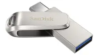 Memorie USB SanDisk Ultra Dual Drive Luxe 256 GB, USB Type-C, Metallic