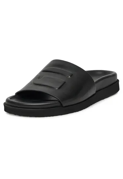 Slapi dama - CARLA-25SS496 - negru - piele naturala