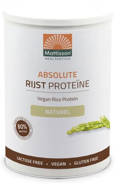 Vegan Rice Protein, 400 g, Mattisson Healthstyle