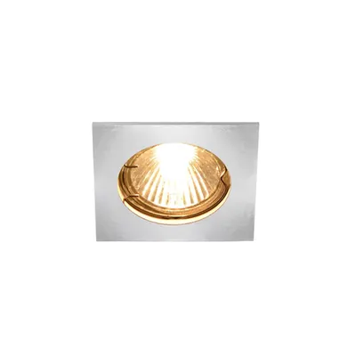 Spot incastrat, PIKA Ceiling lights GU10, chrome indoor recessed ceiling light, chrome, fixed, max. 50W