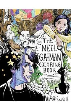 The Neil Gaiman Coloring Book: Coloring Book for Adults and Kids to Share