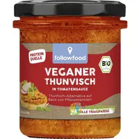 Pasta Alternativa la Ton pe Baza de Proteina Vegetala cu Rosii Ecologica/Bio 180g