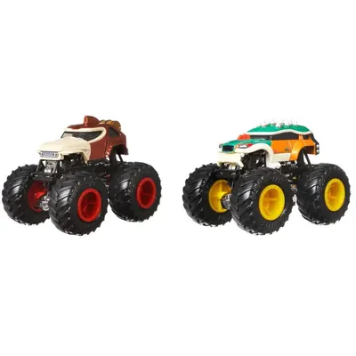 Set 2 masinute Hot Wheels Core Monster Trucks Demolition 1:64