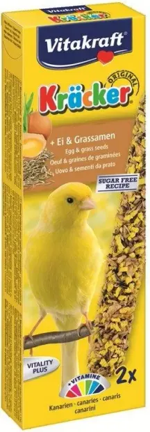 Batoane pentru canari Vitakraft cu ou seminte 2 buc