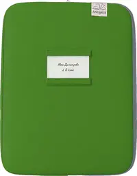 Mapă textilă pentru manuale Anegami - Verde