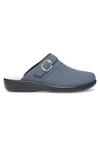 Sandale pentru femei - material sintetic - culoare bleumarin