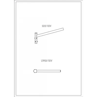 Brat Simplu Drept 1.5m
