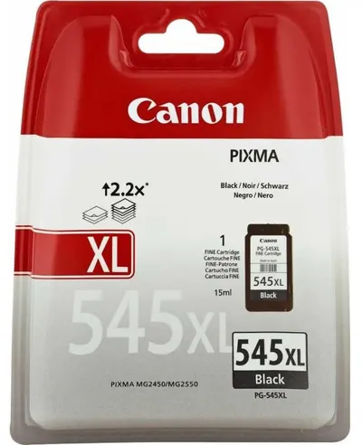 Cartuș de cerneală Canon - Canon PG-545XL BK, pentru PIXMA MG2450/MX495, Black