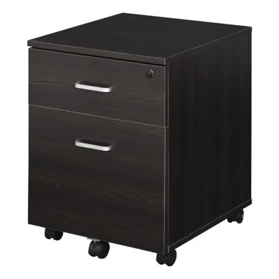 Vinsetto Dulap cu Sertare, 2 sertare si 5 roti, dulap Birou Compact pentru Documente , 40x44x54.6cm, Design Modern | Aosom Romania