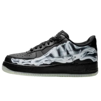 Air Force 1 Low Black Skeleton Halloween 2019