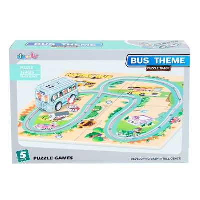Joc si puzzle 2 In 1, Autobuz scolar