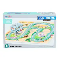 Joc si puzzle 2 In 1, Autobuz scolar
