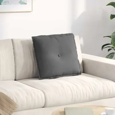 vidaXL Perna pentru spate Gri închis 50 x 45 cm