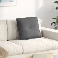vidaXL Perna pentru spate Gri închis 50 x 45 cm