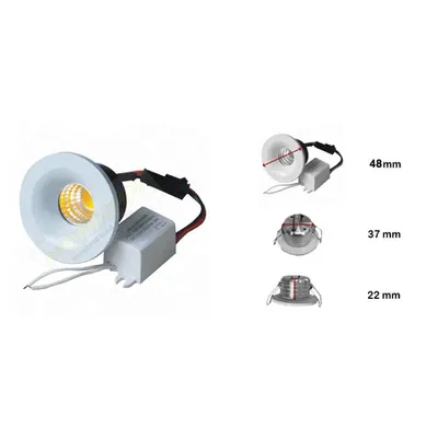 Spot Led ingropat mini A1005 – 3w/6400k – alb