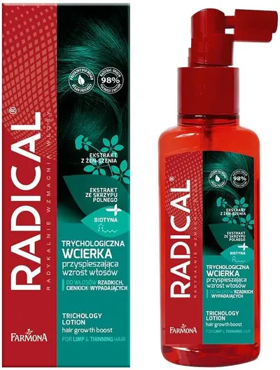Farmona Radical Ser-booster tricologic de biotină pentru păr, 100 ml