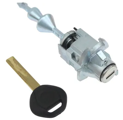 Cilindru incuietoare usa fata stanga cu cheie Techstar aftermarket, pentru BMW Seria 3 E90, E91, E92, E93 – Echiv OE 51217162427