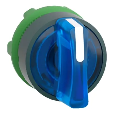 Cap Selector Luminos, Albastru, Ø22 3 Pozitii Fixe