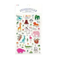 Abtibilduri pufoase Stickiville Zoo Crew
