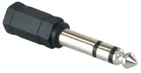 Adaptor Master Audio - HY1714, 3.5 mm/6.3 mm, negru