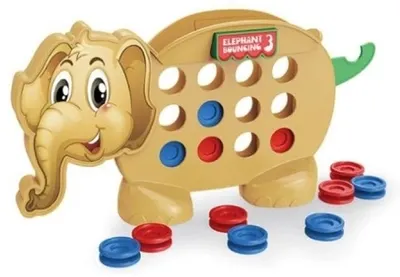 Joc de masă pentru copii Raya Toys - Joc Elephant Bounce