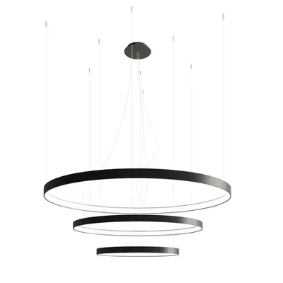 Candelabru RIO 2 55/78 negru 3000K