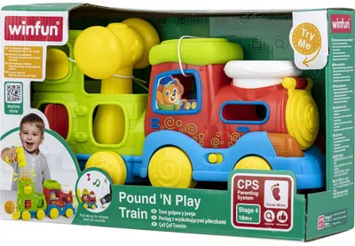 Jucărie muzicală WinFun - Tren pentru tragere