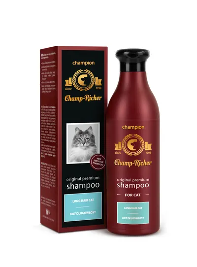 Sampon CHAMP RICHER pentru PISICI cu BLANA LUNGA, 250 ml