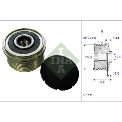 Sistem roata libera, generator INA 535 0246 10