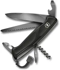 Cuțit de buzunar elvețian Victorinox - Ranger Grip 55, Onyx Black