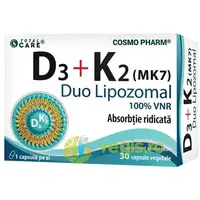 Vitamina D3 + K2 (Duo Lipozomal) 30cps