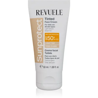 Revuele Sunprotect Tinted Face Cream crema protectoare cu efect de tonifiere SPF 50+ culoare Light Tint 50 ml